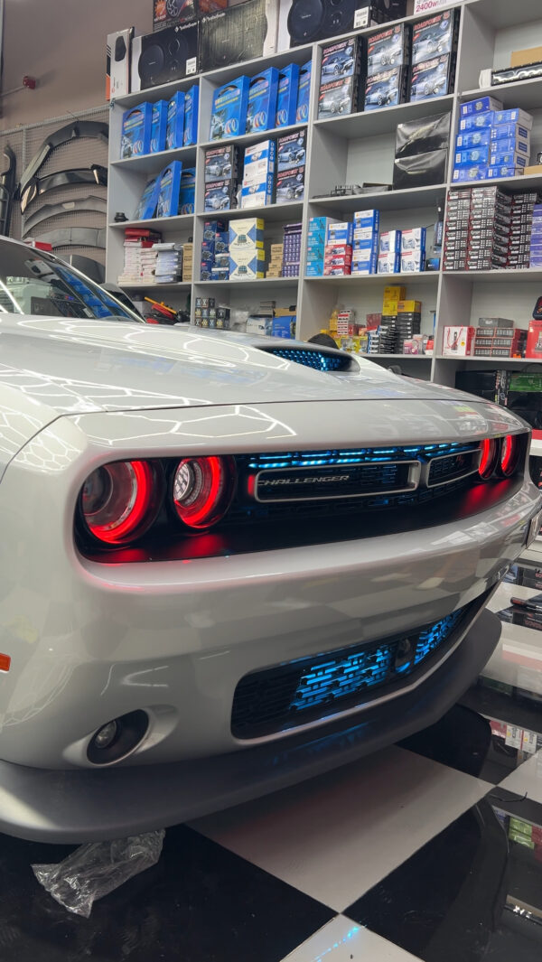 Dodge challenger ambient lights car hub